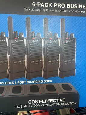 Cobra Radio Walkie Talkies 6Pk